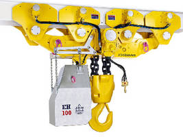 Heavy Duty Air Operated Hoists come in 2- and 4-trolley models